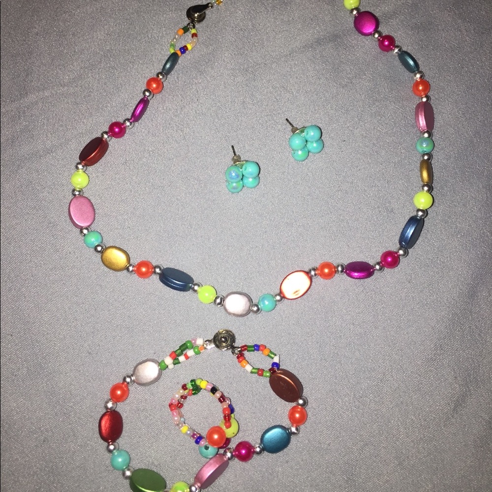 Colorful jewelry set